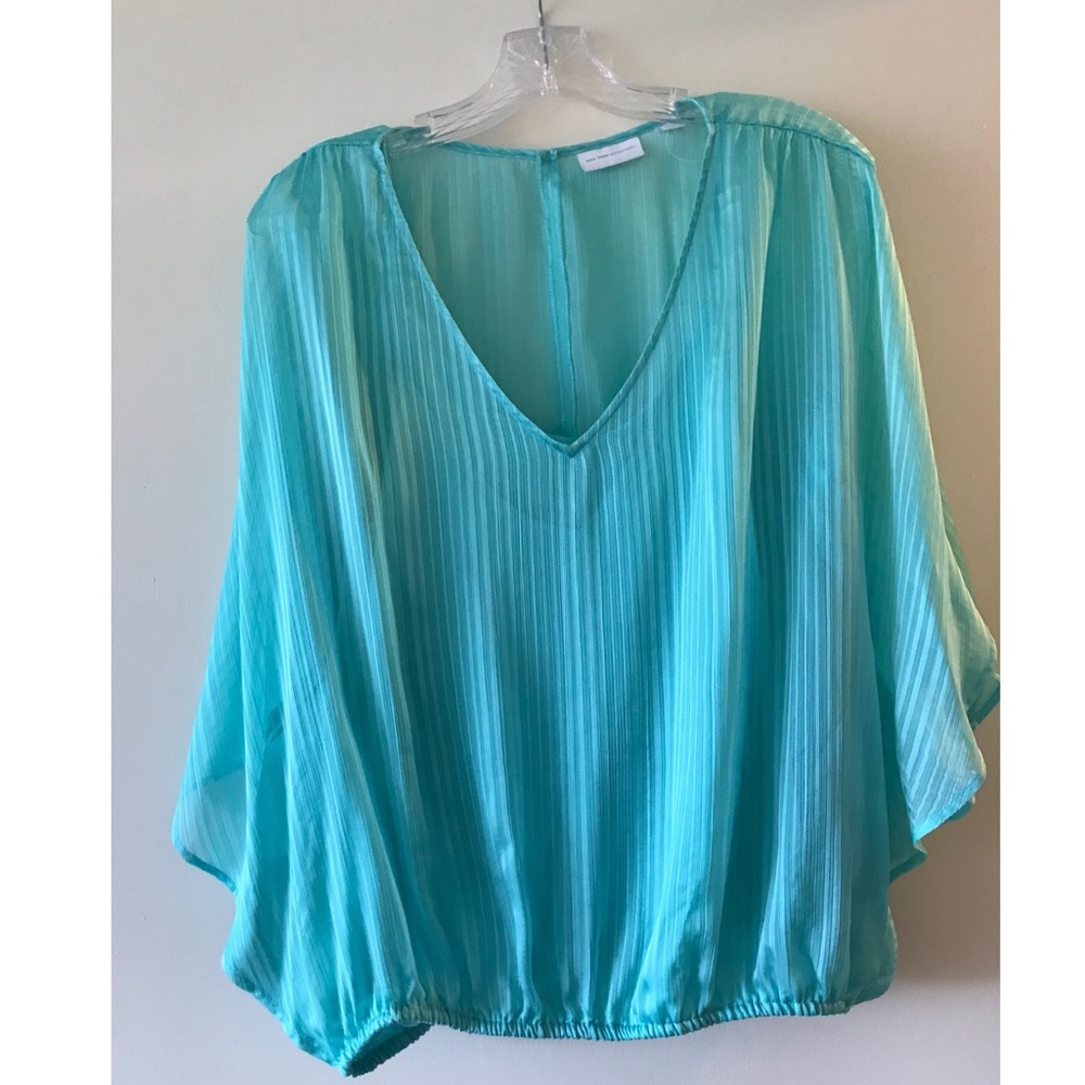 Turquoise New York & Co. top